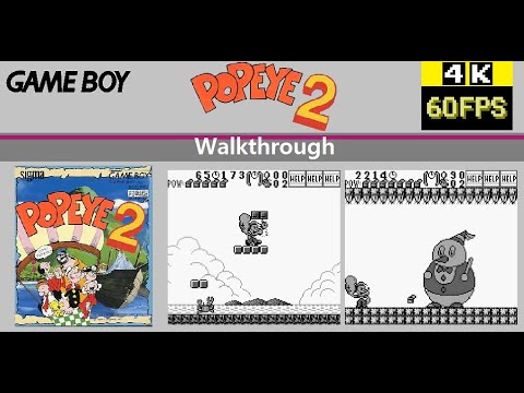 GB] Popeye2(JP) ポパイ2 Walkthrough - YouTube 