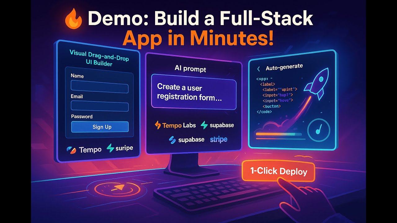 🔥 Demo: Building a Full-Stack App with Tempo Labs in Minutes!
