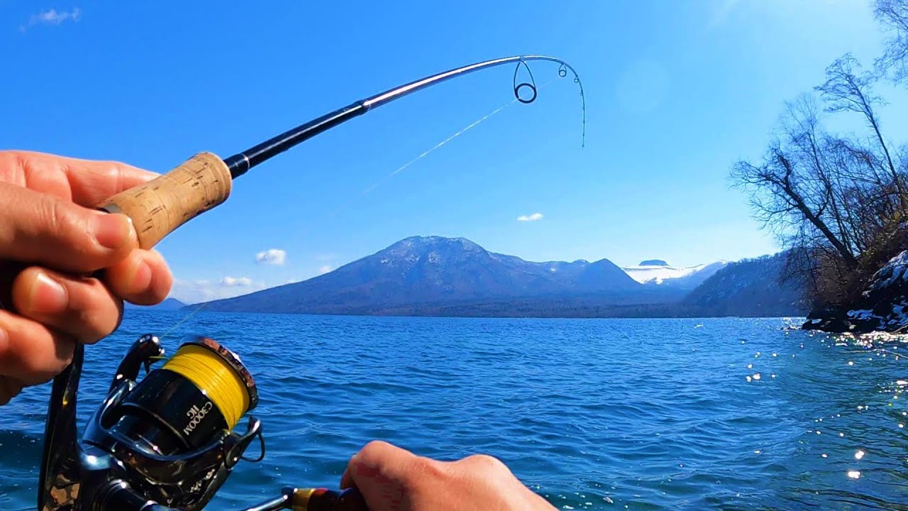 春の支笏湖～ボトムでゴンと表層でゴン！