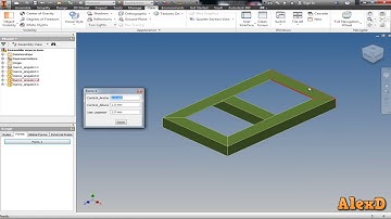 Tutorial 7  Autodesk inventor Ilogic Parametros de piezas en ensamble Controlar   Enlazar   Leer