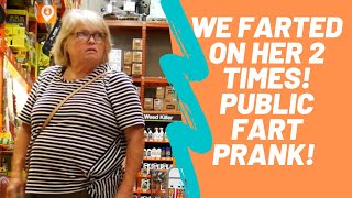 WE FARTED ON HER 2 TIMES!! WET FART PRANK!