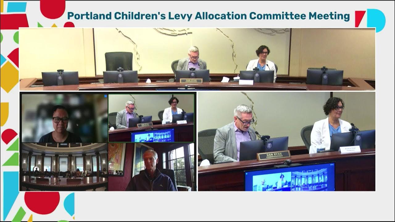 Portland Children's Levy 2022-10-18 Allocation Committee Meeting - YouTube