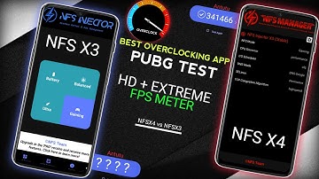 Best Overclocking App For Android | NFS App Magisk Module PUBG Mobile HD+EXTREME FPS Test | ⚡️Boost
