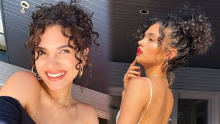 CURLY UP-DO HAIRSTYLES | Tutorials