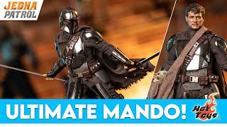 Hot Toys Chrome Mandalorian & Grogu Deluxe Unboxing & Review