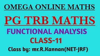FUNCTIONAL ANALYSIS-11