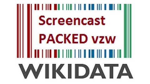 Screencast Wikidata - Deel 1