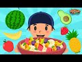 Fruit salad song for kids new version  watermelon song   fruits vocabulary for kids