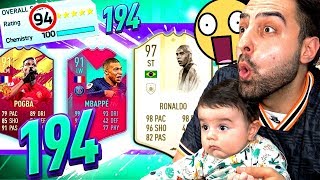 OĞLUM YİNE YAPTIIII ! İNANAMIYORUM ! 194 FUT DRAFT CHALLENGE !