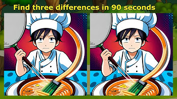 Find three differences before time runs out | Task #60