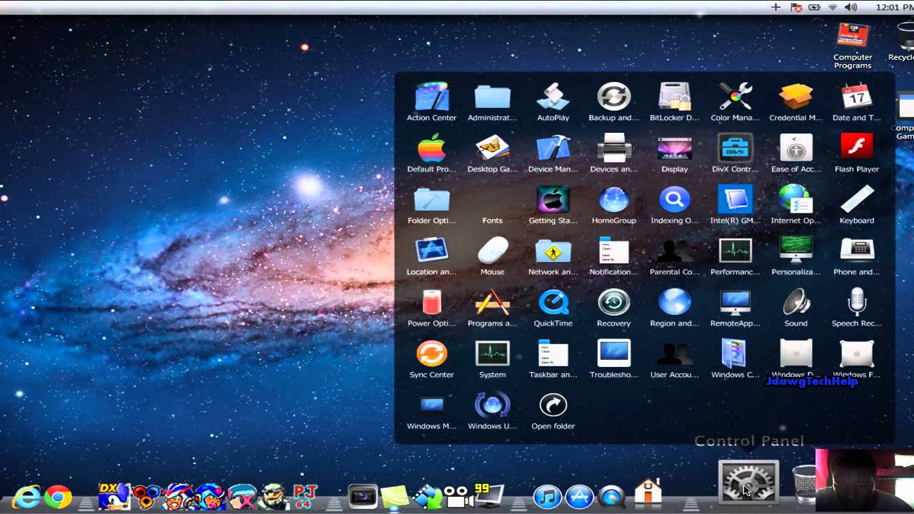 Mac OS X Lion Skin for Windows 7 Review