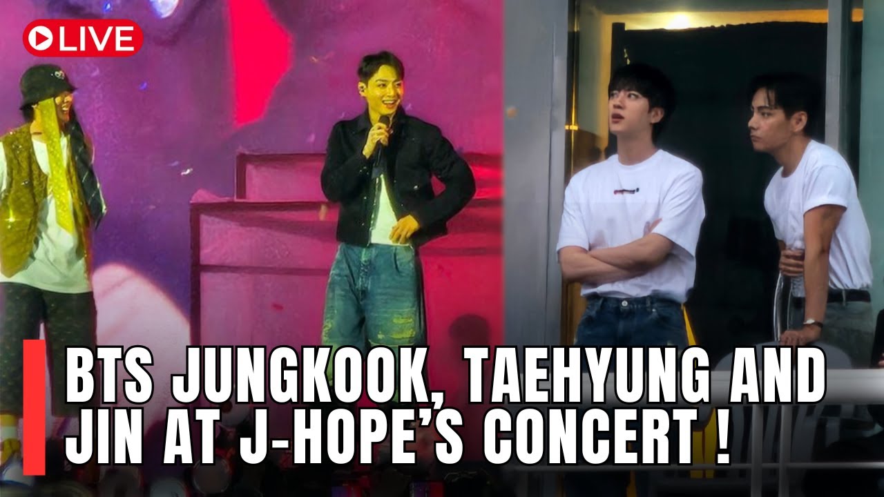TAEHYUNG SPOTTED in the Crowd?! Jungkook SHOCKS Everyone at J-Hope's