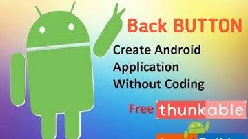 Android App Tutorial #2|Back button Tutorial on android app Thunkable