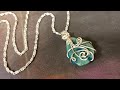 Blue Agate and Silver Wrap - Eps 357