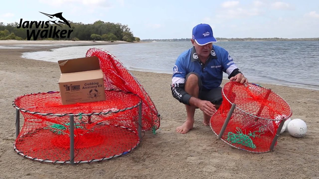 How to set-up crab pots to catch mud crabs & sand crabs 