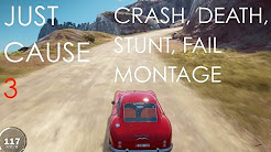 Just Cause 3: Crash, Death, Stunt, Fail Montage, JUST CAUSE 3 CRASH MONTAGE!!! MOST SICKEST CRASHES!!!, Just Cause 3 Fastest super car crash montage, Just Cause 3 Train Rekt Montage, Just Cause 3 Stunt Montage and Funny Moments Compilation 2, Amazing Just Cause 3 Stunt Montage - Explosive Fragmentation