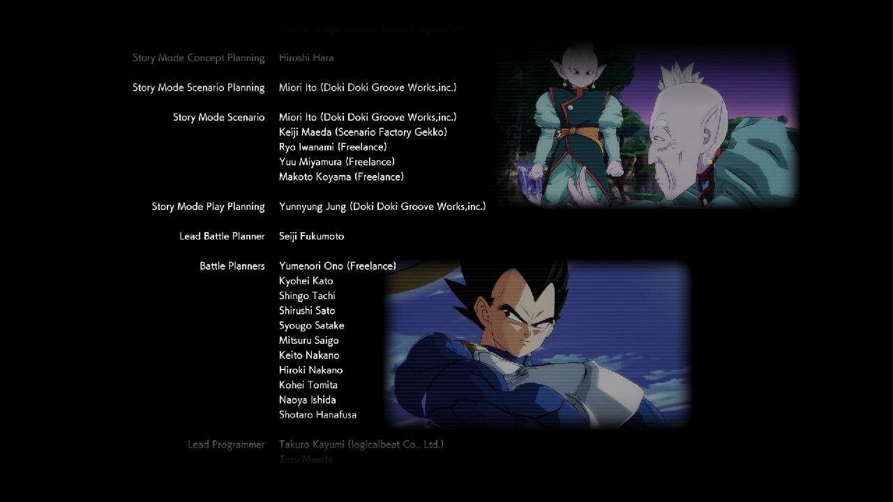 DRAGON BALL FighterZ - Ending Credits - YouTube
