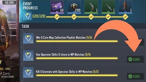 Call Of Duty Mobile Use Operator Skill 5 times in MP Matches Playlist Matches