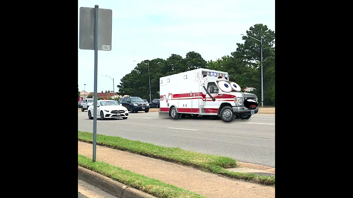 Confused Ambulance "Siren Horn" #shorts Sound Variations