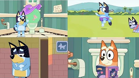Let's Potty Train with Bluey and Bingo! | Potty Time Compilation | Bluey Best Bits | FANMADE