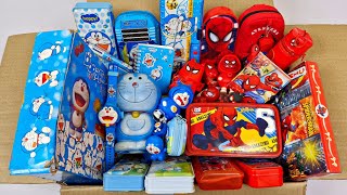 DORAEMON vs SPIDERMAN Stationery Collection❤️Jumbo kit, Piggybank, Lunchbox, Diary, Geometry, Pouch screenshot 5