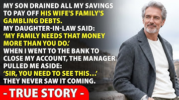 My Son Drained My Savings To Pay His Wife’s Family Debt.He Said “Family First”—So I Ended Everything
