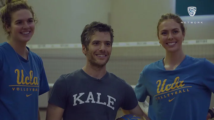 UCLAs Mac May and Anna Dodson teach volleyball mec...
