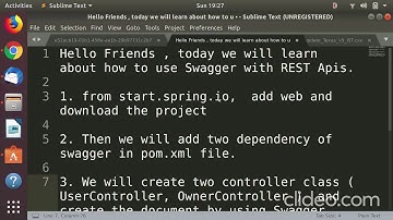 Use Swagger with REST API