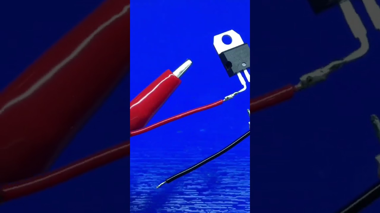 Cách tạo bộ điều chỉnh điện áp bằng 7805 - youtube