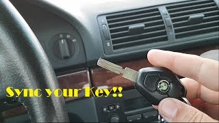 How to reprogram for FREE  the key on Bmw e39  X3 X5 E53 E46 E38 Z3