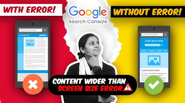 🔍Quick Fix: 📜Content Wider than Screen Error | 🤖 Google Search Console 🤩