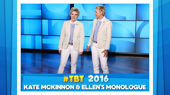 #TBT to Ellen & Kate McKinnon's Monologue