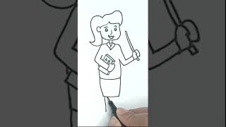 Teacher vs Student drawing challenge #drawing #art #6