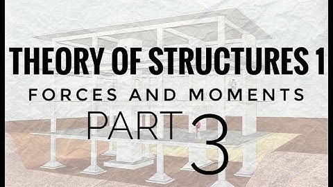 THEORY OF STRUCTURES-1|FORCES AND MOMENTS PART-3|
