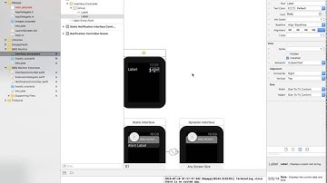 Set left and right alignment of labels on same line in watchOS