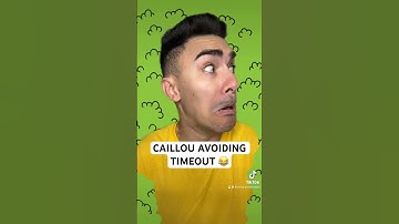 Caillou Avoiding Timeout 😂 #shorts #caillou #timeout