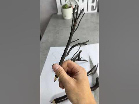 Карандаши из КОРНЕЙ! - YouTube