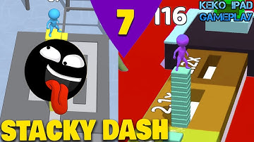 Stacky Dash - Level 7 - KEKO IPAD GAMEPLAY Android ios