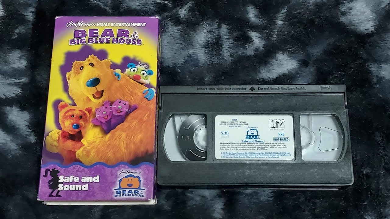 Closing Of Bear In The Big Blue House: Safe & Sound VHS From 2001 - YouTube