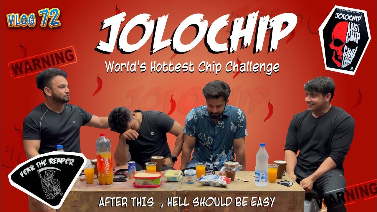 VLOG 71 !! JOLO CHIP CHALLENGE!! WORLD’S HOTTEST JOLO CHIP !! LAST CHIP