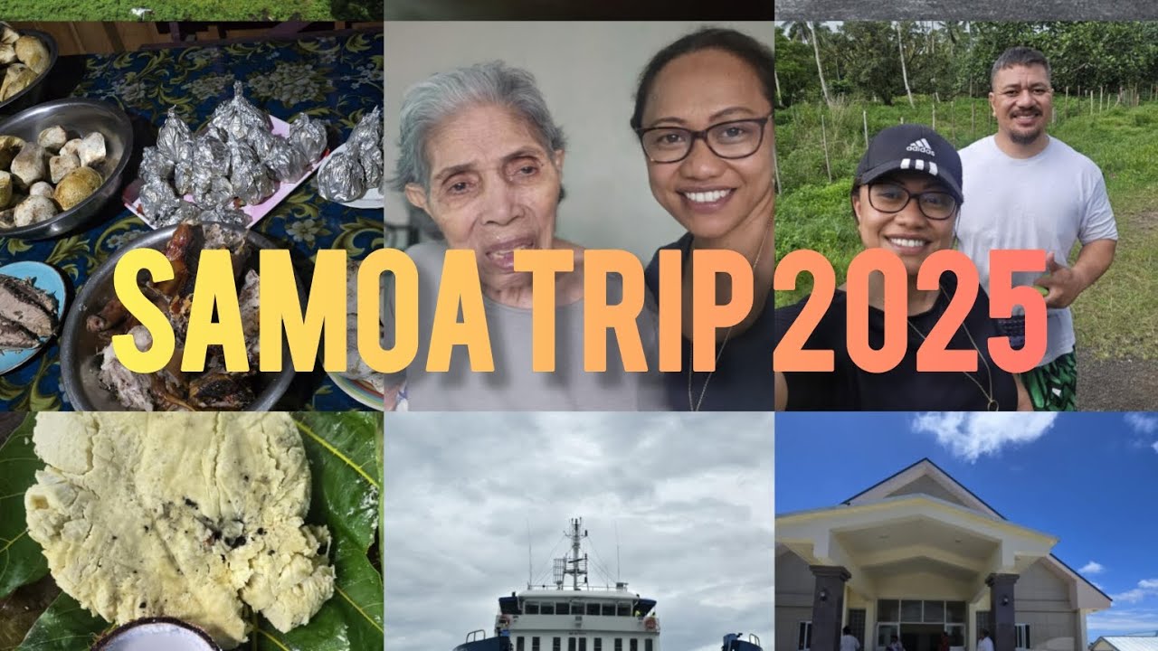 Our First Family Trip to SAMOA 2025 part 2) Savai'i, Sala'ilua.