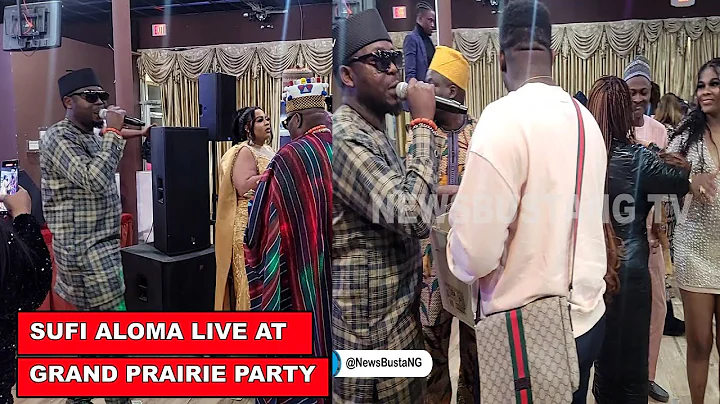Sufi Aloma Live at African Night 3.0 Out Party in Grand Prairie