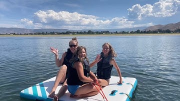 Inflatable Floating Dock Review (So cool!)