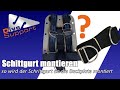 Schrittgurt / Crotch Strap an der DIR Backplate montieren | DiveSupport