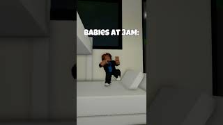 The baby alarm in roblox 💀🤣 #shorts #roblox