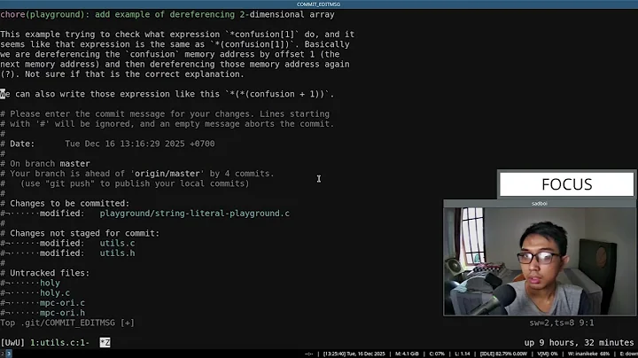 Study with me: learn C programming language by building our own lisp (Part 91)