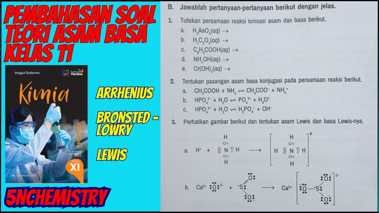 Pembahasan Soal Teori Asam Basa Kelas 11 #part3