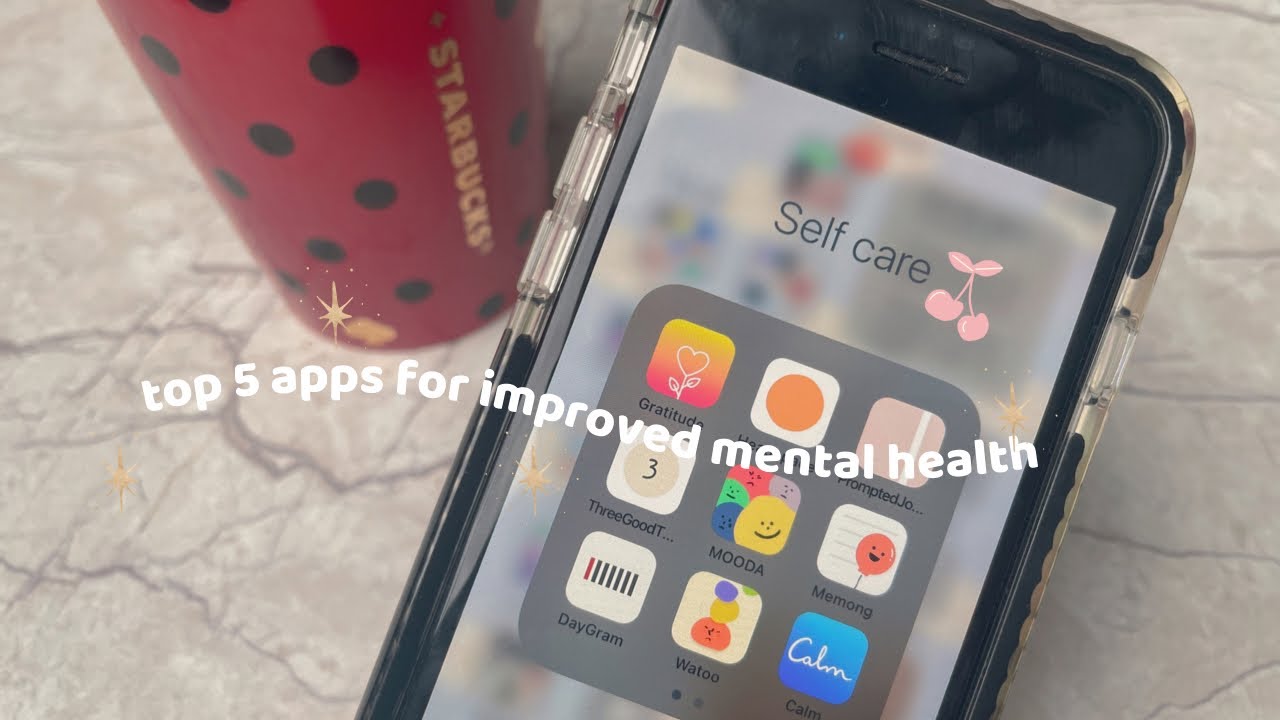 5 apps for self care + better mental health 💜