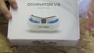 First Unboxing of The FatShark Dominator V3 Goggles