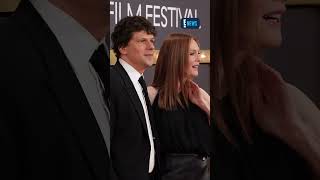 Jesse Eisenberg & Julianne Moore at "The Debut" Gala during the 70th BFI London Film Festival.